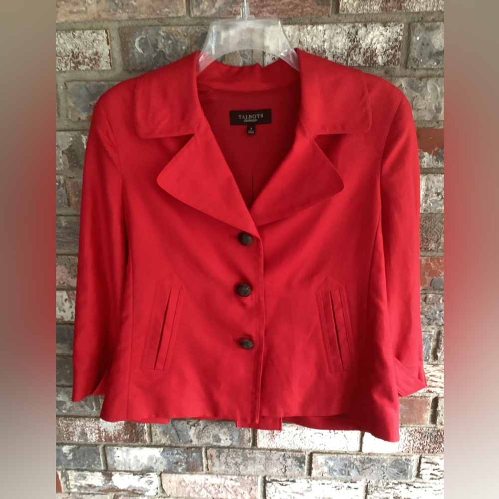 Talbots Bold Red Garment